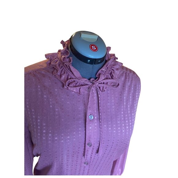 Vintage D’Allaird’s pink bow front blouse - Picture 2 of 12